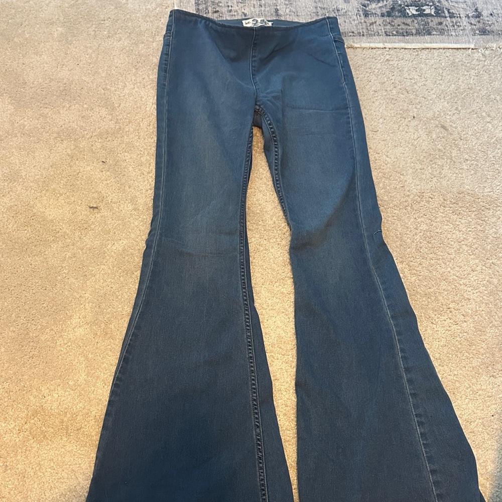 We The Free Dark Blue Flare Jeans